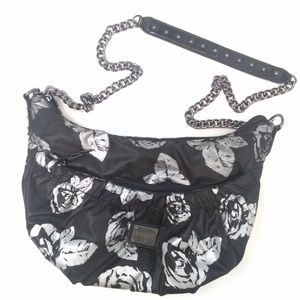 Betsey Johnson rose print purse